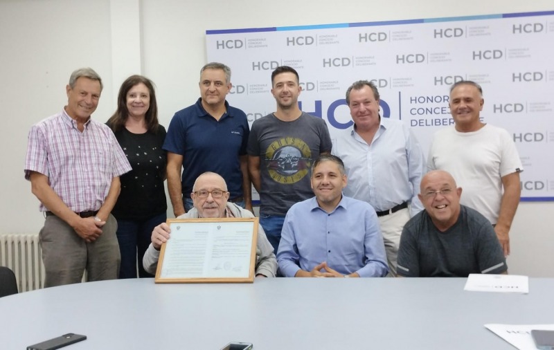 Coco Palahy recibi la distincin Honor al Mrito Ciudadano